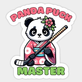 Ice hockey panda Sticker